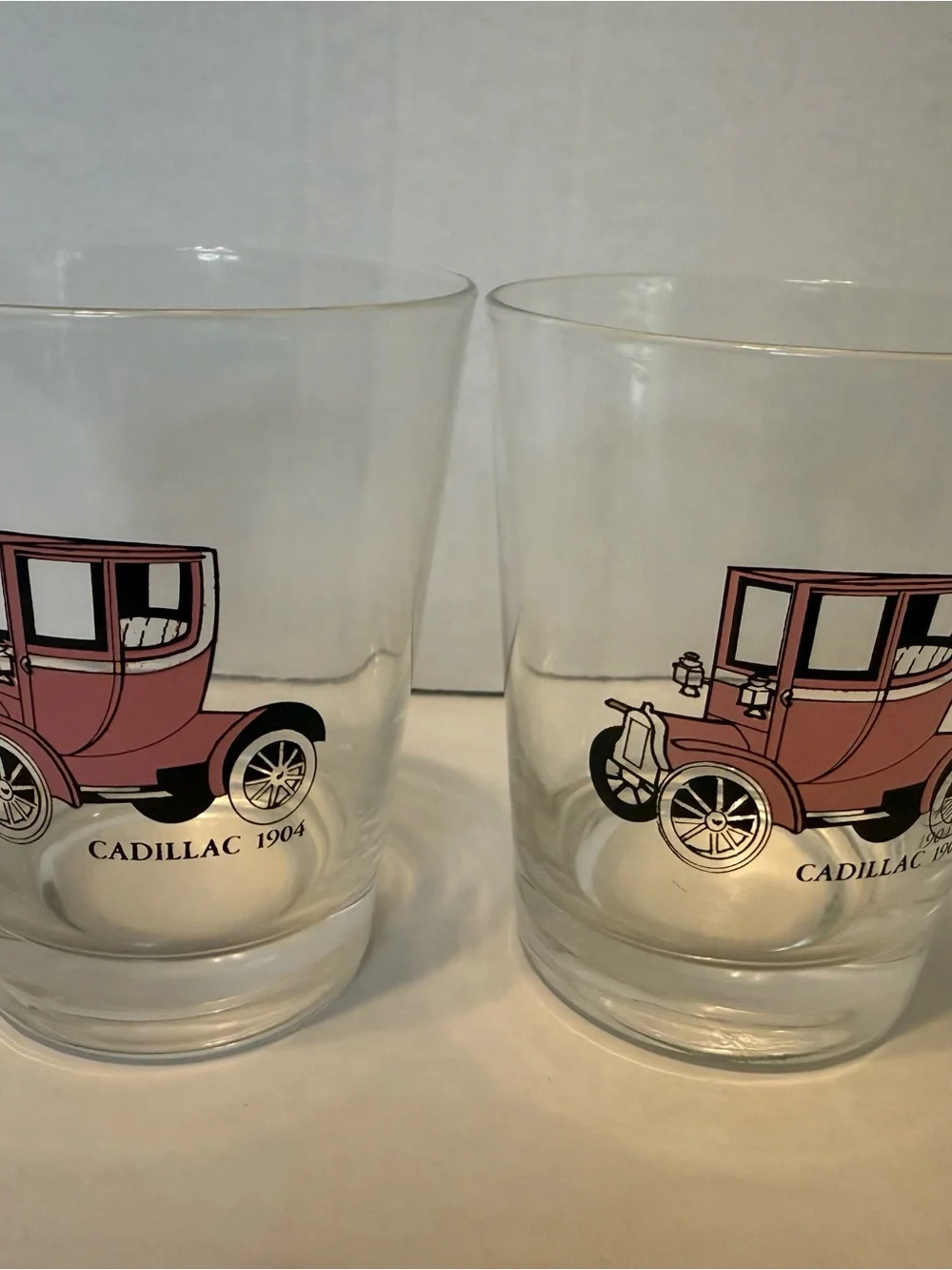 8 Vintage Automobile glasses.